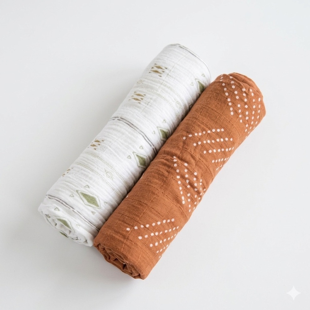 Little Unicorn & Honey Bug Organic Cotton Swaddle Bundle